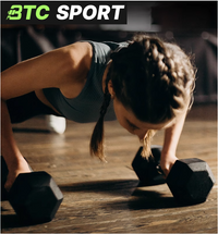 Pairs of Hex Dumbbell Set Rubber Coated Weights Home Gym