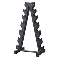 6 Tier A-Frame Dumbbell Rack Stand Weight Rack for Dumbbells Compact Home Gym