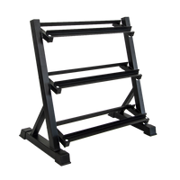 Dumbbell Rack Storage Stand Hex Weight Heavy Duty 3 Tier Wide Home Gym Fitness