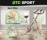 BTC SPORT Spin Bike Exercise Bike Flywheel Cycling Fitness Indoor Home Gym