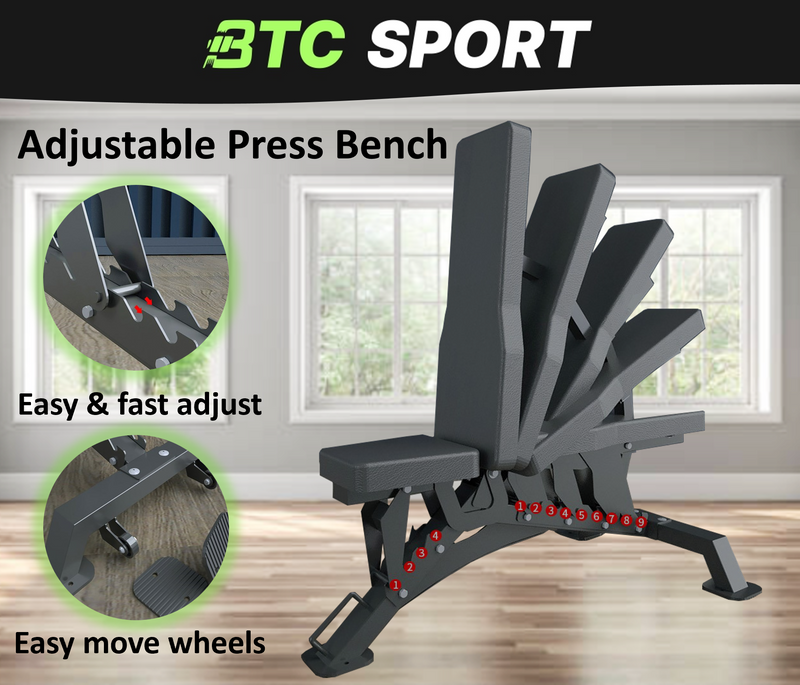 Weight bench adjustable Incline Flat Press Bench Fitness Home Gym Equipment