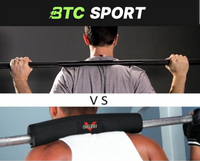 BTC SPORT Barbell Pad Fitness Gym Shoulder Weight Bar Weightlifting Support