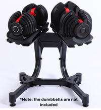 BTC SPORT 24kg Adjustable dumbbell rack with wheels