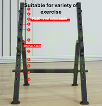 BTC SPORT Press Squat Rack Adjustable Barbell Rack Weightlifting Heavy Duty