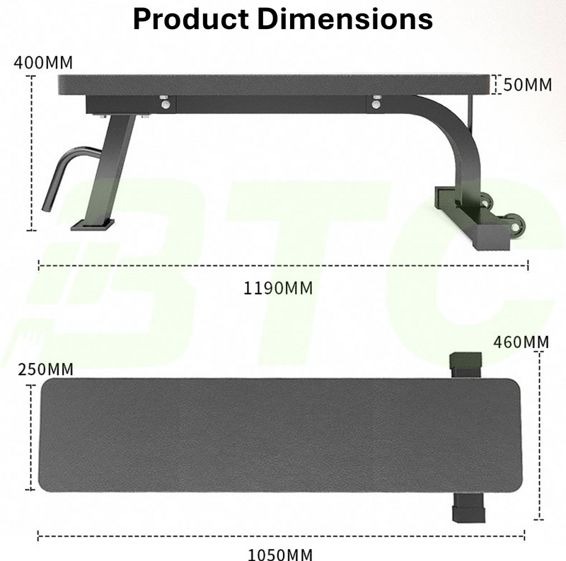 BTC SPORT FLAT EXERCISE BENCH