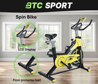 BTC SPORT Spin Bike Flywheel Exercise Bike Fitness Workout Cycling Big Bee