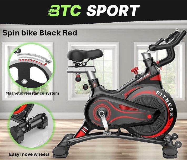 BTC Sport Spin Bike: High-Strength Ergonomic Indoor Cycling