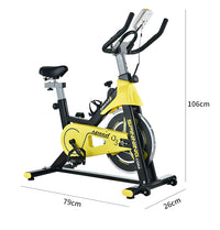 BTC SPORT Spin Bike Flywheel Exercise Bike Fitness Workout Cycling Big Bee