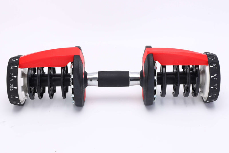 24KG Adjustable Dumbbell Home Gym Equipment Weight Fitness